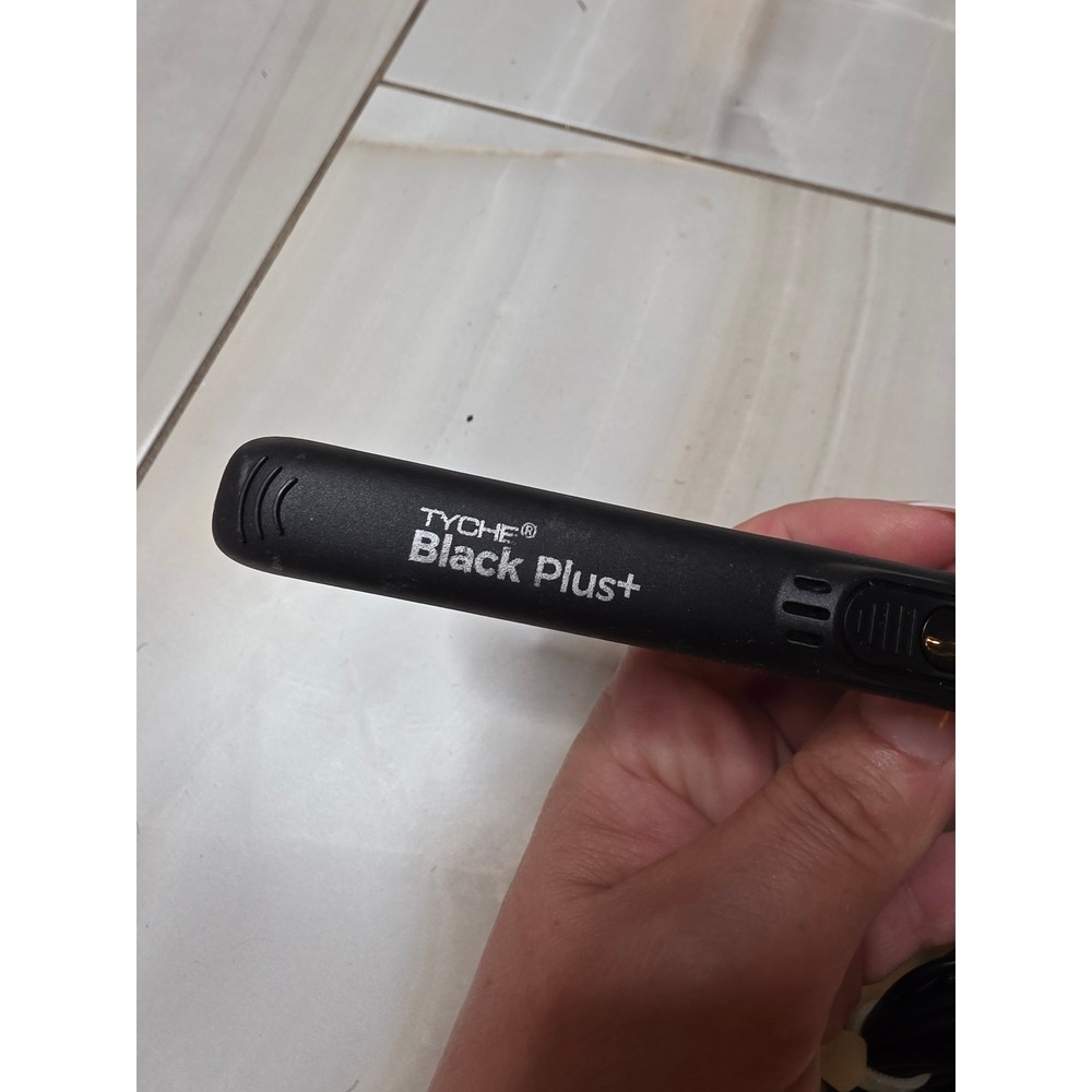 Tyche Black Plus+ Mini Flat Iron Hair Straightener TB050 Black 0.5 In Travel F3 - Picture 9 of 16